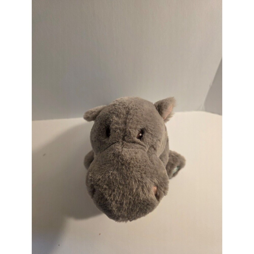 FAO Schwarz Sustainable Hippo Plush Stuffed Animal Planet Love 10" (Sit)